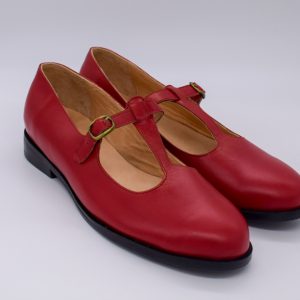 Guillermina taco bajo rojo